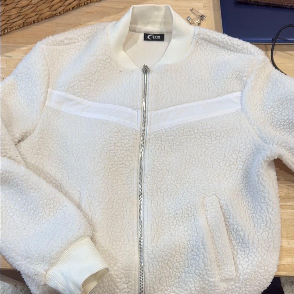 ZYIA Cream Teddy Jacket
